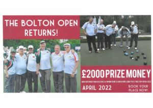 The Bolton Open returns poster